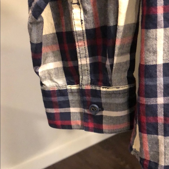 Skies Are Blue button-up, red, white, & blue, S - Picture 6 of 6